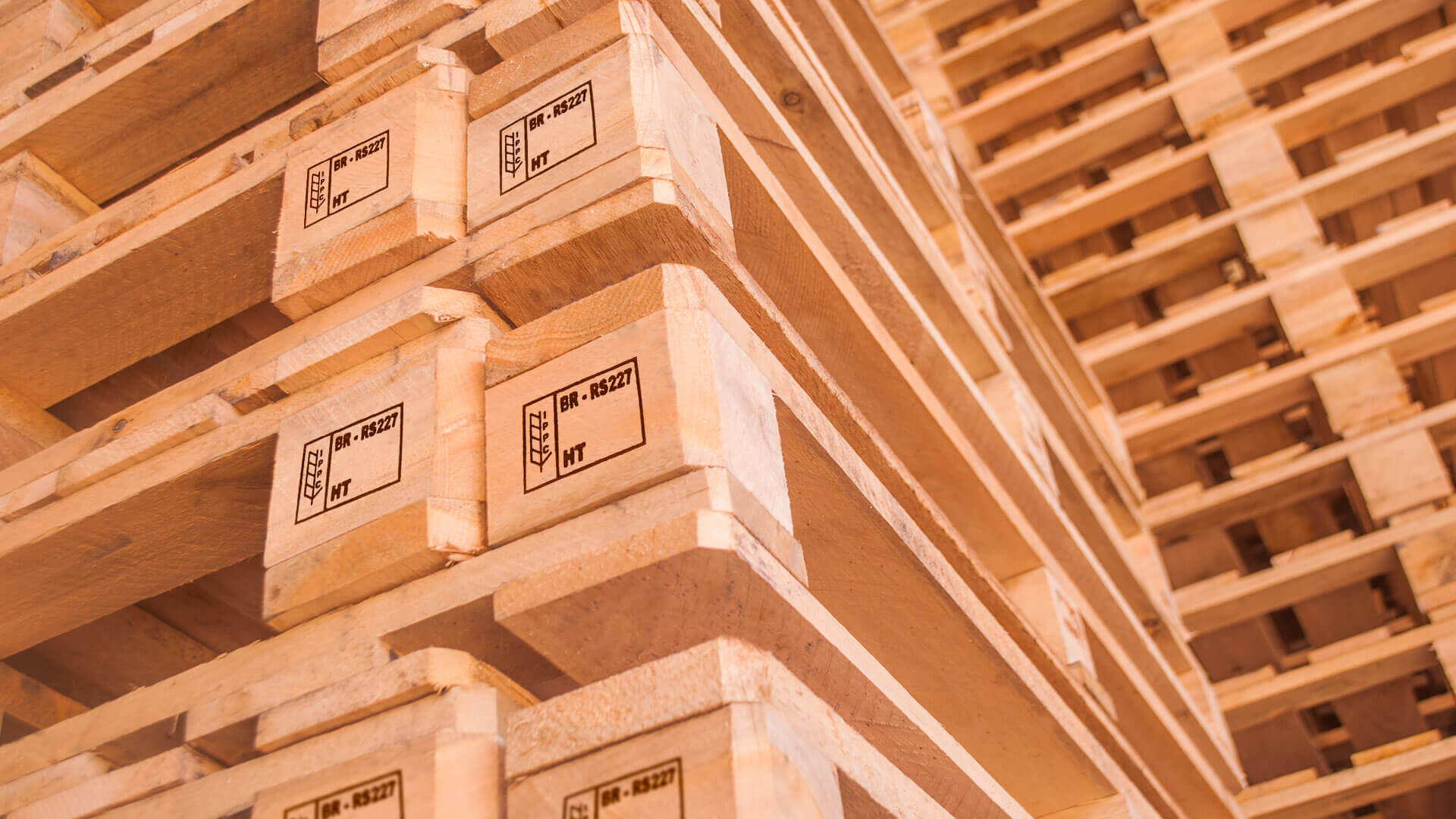 Produtos Sulvale: pallets sob medida, pallets padrão e biomassa